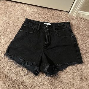 Abercrombie & Fitch The 90s relaxed cut off short high rise curve love